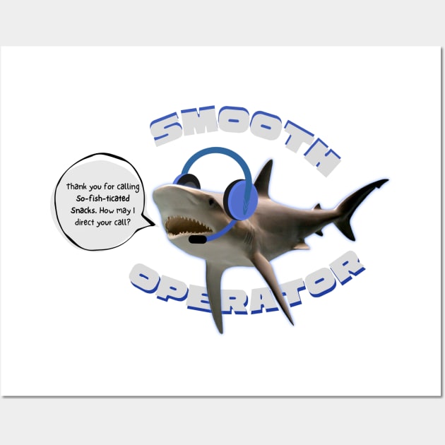 Shark Smooth Operator Wall Art by WildScience